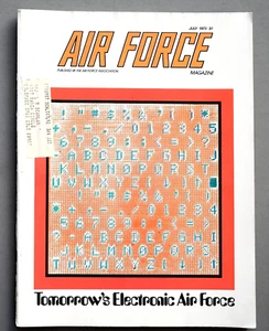 AIR FORCE MAGAZINE JULY 1973 ~ B1 BOMBER ~ F4 PHANTOM & F-105 THUD ~ 106 PAGES - Picture 1 of 14