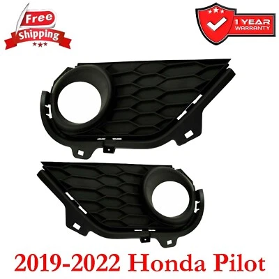 Fog Light Trim For 2019-2022 Honda Pilot Front Left & Right Side Set 2pcs - Image 1 of 4
