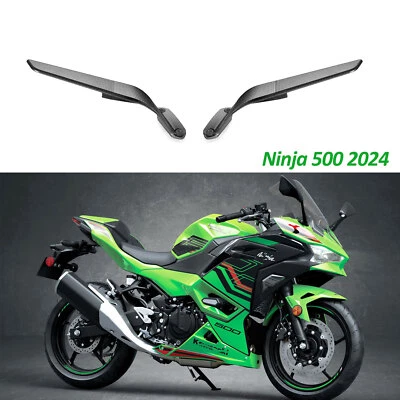 Rearview Mirrors Adjustable ninja500 For KAWASAKI NINJA 500 NINJA500 SE 2024 - Image 1 of 4