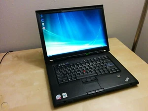 Lenovo R500 Widescreen Laptop 64 Bit XP Pro, Office 2003 8GB WkGr8NewBat4z - Picture 1 of 1