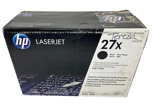 NEW GENUINE HP 27X C4127X BLACK TONER CARTRIDGE FOR LASERJET 4000,4050 - Picture 1 of 5