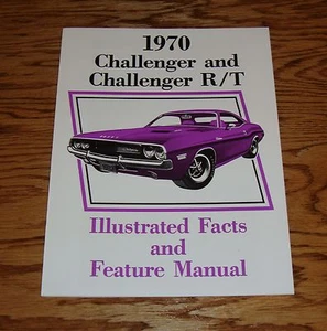 1970 Dodge Challenger & R/T Illustrated Facts & Feature Manual Prospekt 70 - Bild 1 von 1