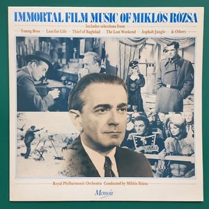 IMMORTAL FILM MUSIC OF MIKLOS ROZSA Soundtracks LP Lust For Life Lost Weekend UK - Picture 1 of 12