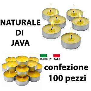 CITRONELLA TEELICHTKERZEN 100/200 AUS WACHS LEUCHTEN TEELIGHTS MÜCKENSCHUTZLEUCHTEN - Bild 1 von 4