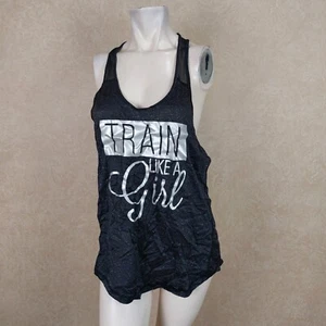Nueva camiseta sin mangas Ideology para mujer metálica TRAIn LIKE A GIRL talla S nueva con etiquetas b11f3 - Imagen 1 de 4