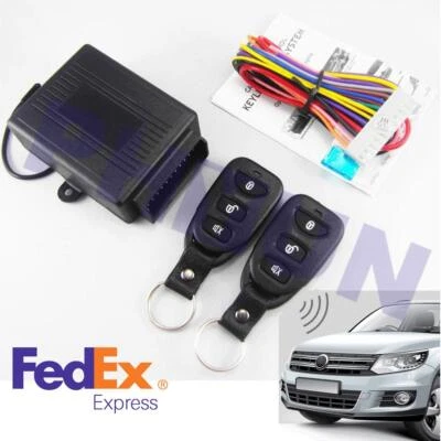 Kit central de control remoto universal para automóvil sistema de entrada sin llave de bloqueo de puerta EE. UU. Foto 1 de 4