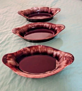 JUEGO DE 3 PLATOS PFALTZGRAFF EE. UU. GOURMET MARRÓN AU GRATINADO #265 - Imagen 1 de 4
