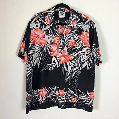 Vintage Hilo Hattie Hawaiian Button Down Shirt Men’s XL 70s 80s Tropical Dagger - Image 1 of 4