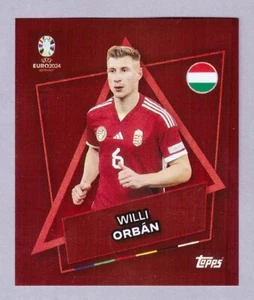 WILLI ORBAN HUN SP Figurine SWISS EDITION  Sticker TOPPS UEFA EURO 2024 - Picture 1 of 2
