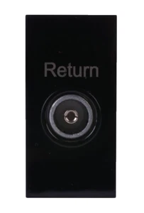 Deta S1436BK Modular TV Antenne Koaxial Buchse markiert "Return" Box von 20 - Bild 1 von 2
