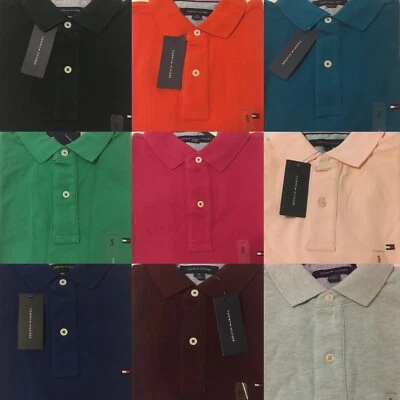 Tommy Hilfiger Polo Para Hombre Calce Clásico Malla Tejida Manga Corta Informal  Foto 1 de 4