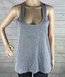  Gypsy 05 Hollywood Tank Top klein grau rosa Krawatte gefärbt halbdurchsichtig Seidenrücken Shirt - Bild 1 von 12