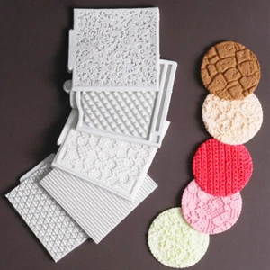 Knitted Sweater Pattern Silicone Texture Mould Fondant,Gum Paste Cake Decor - Picture 1 of 27
