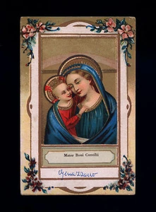 antica cartolina RELIGIOSA-MADONNA DEL BUON CONSIGLIO - Imagen 1 de 2
