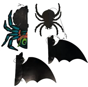 Lote De Colección Honeycomb Beistle Spider Araña Sin Marca 2 Murciélagos Pipa Limpiador Ojos - Imagen 1 de 12
