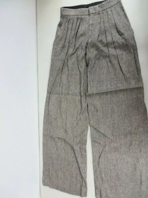 Pantalones grises plisados de tweed tweed theory 'PROQUO' talla 0 nuevos con etiquetas $575 Foto 1 de 4