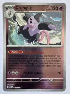 Pokémon TCG Grumpig 063/132 Mega Evolutions Reverse Holo NM - Picture 1 of 2