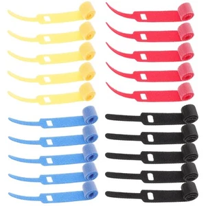 80 Pcs Tie Travel Undoable Cable Ties Wire Organizer Cord Straps - Afbeelding 1 van 11