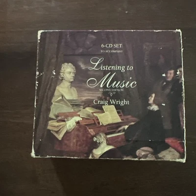 6-CD SET To Accompany Listening to Music Second Edition Craig Wright - Image 1 of 4