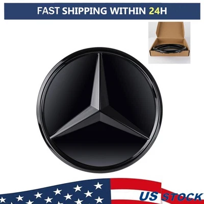 Front Emblem 2016-2019 For Mercedes-Benz E W213 Convex Star Mirror Glass Star Foto 1 de 4