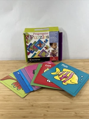 Discovery Toys Progressive Puzzles Preschool Years Age 3+.  Open Box. - Image 1 of 4