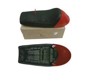 Comfort Touring Single Seat With Red Cowl FOR Royal Enfield Gt & Interceptor 650 - Picture 1 of 7