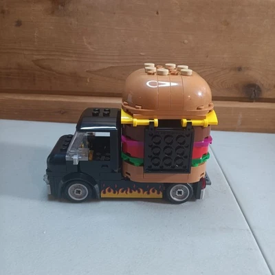LEGO City Burger Truck Toy 60404 Incomplete Set Truck Only No Figs - Image 1 of 4