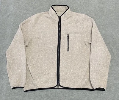 Chaqueta Everlane Para Hombre Talla Grande Gris Minimalista El Nuevo Abrigo Polar Cremallera Completa Foto 1 de 4