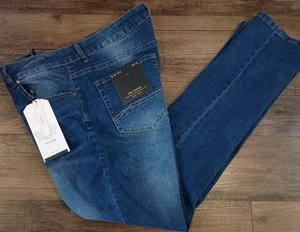 NWT! Six Lincoln New York Men's Size 36 X 30 Slim Fit Stretch Denim - Picture 1 of 6