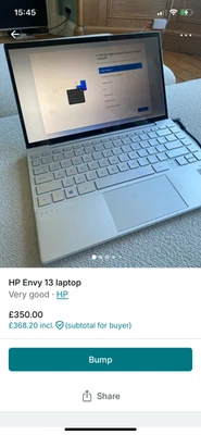 hp envy laptop 13 inches - Image 1 of 4