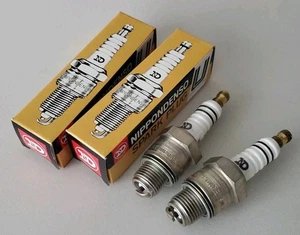 NOS NIPPONDENSO ND W27FS-U SPARKPLUGS B9HS EQUIVALENT SPARKPLUG SET OF TWO PLUGS - Picture 1 of 4