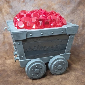 Snow White AMC Exclusive Popcorn Bucket Mine Cart (Red) 2024 Movie Collectible - Picture 1 of 8