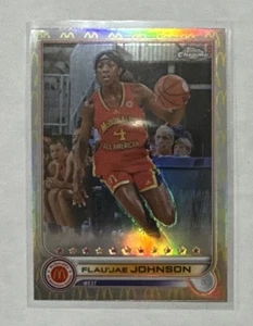 2022 Topps Chrome McDonald's A/A - Logo Refractor #45 Flau'Jae Johnson Rookie SP - Picture 1 of 2