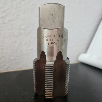 GREENFIELD 1-1/2 8 NC PLUG TAP, FLAUTA H4, HS-JC - Imagem 1 de 4