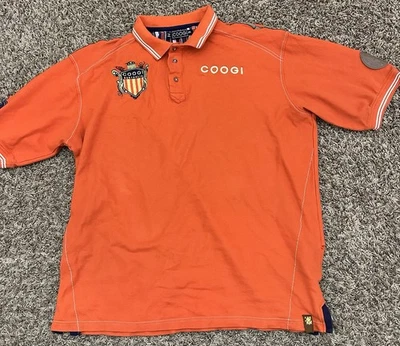 Vintage Y2K COOGI Short Sleeve Polo Shirt Orange Men's Size 3XL - Image 1 of 4