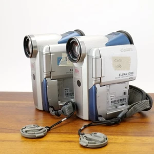 Canon Elura 40MC Mini DV Camcorder Lot of 2 FOR PARTS Both Issues - Picture 1 of 6