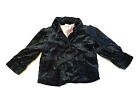 Gap Jacket Baby Girls Size 12-18 Months Black Shiny Velour Great Condition