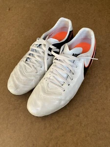 Nike Tiempo Legacy II FG Platinum Hyper Orange Men's soccer shoes - Picture 1 of 7