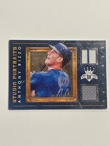 ANTHONY RIZZO 2016 Diamond Kings Studio Portraits Materials Duel Relic Patch /99 - Picture 1 of 2