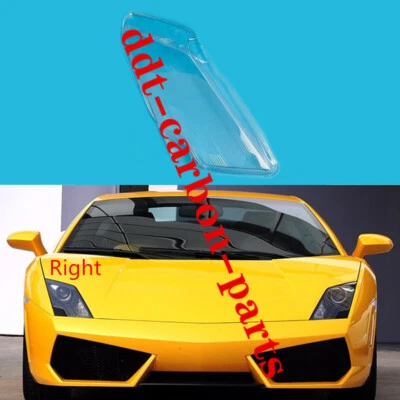- Right Side Headlight Lens Cover+Glue For Lamborghini Gallardo LP560-4 08-13 - Image 1 of 4
