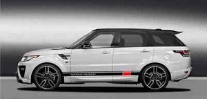 Range Rover Rocker Side Stripe Decals Both Sides Graphics Any Year or Model - Bild 1 von 4