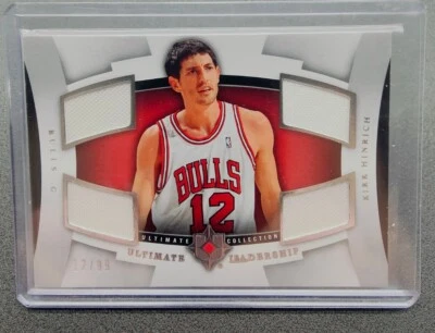 2007-08 UD Ultimate Collection Kirk Hinrich Bulls Ultimate Leadership GU 12/99 - Image 1 of 2