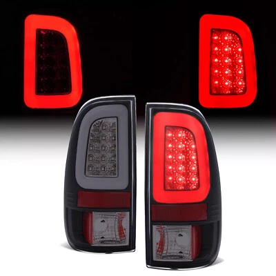 For 1997-03 Ford F150 99-07 F250 F350 Black Smoke LED Tube Tail Light Brake Lamp - Image 1 of 4