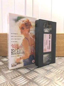 Erin Brockovich VHS ~ Julia Roberts ~ Original 2000 Videoband und Hülle - Bild 1 von 4
