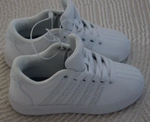 Nuevo K-Swiss Niños Niñas/Niños Clásico Pro Zapatos Atléticos Tenis Blanco Talla 12K - Imagen 1 de 3