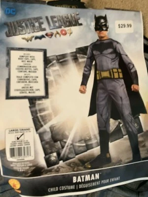NWT Batman Halloween Costume Boys Large 12-14 - Image 1 of 4