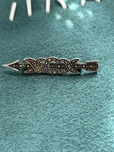 Broche Xxxooo vintage de plata de ley 925 - Imagen 1 de 5