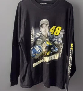 NASCAR Jimmie Johnson T-Shirt 2008 Herren Medium L/S Winners Circle Lesen - Bild 1 von 6