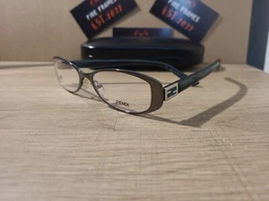 New Fendi Glasses F899 027 Gunmetal/Green 50-16-140 Eyeglasses Frames RX-able - Picture 1 of 9