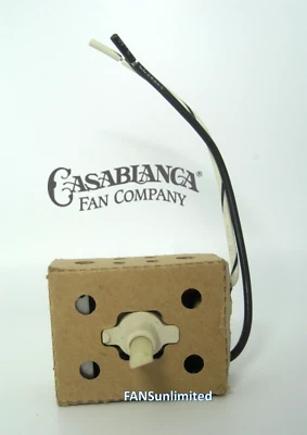 CASABLANCA FAN K-63 Non-Slumber MOTOR SERIES FAN TRIAC "PAPER RHEOSTAT"